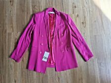 ZARA Damen Blazer Jacke Pink
