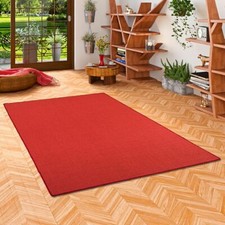 Sisal Natur Teppich Astra Rot