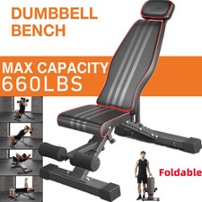 Hantelbank Trainingsbank Flachbank Fitnessbank Bauchtrainer Hantelbänke Home Gym