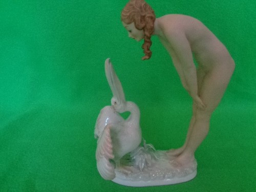Porzellan figur tänzerin - figur,