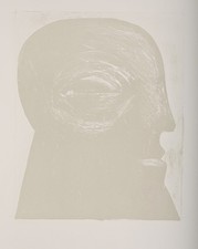 Horst Antes /nicht handsigniert/Farblithographie /150 Exemplare ?/ 10 / Kopf