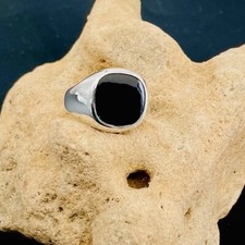 Natürlich Schwarzer Onyx 925