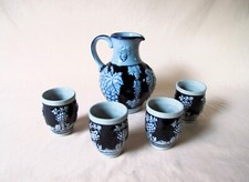 Vintage Steinzeug Weinkrug