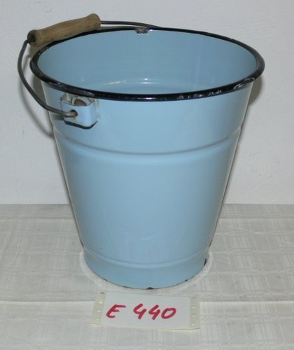 Alter antiker emaille eimer - alter,