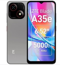 ZTE Blade A35e 64 GB Silvery Gray Dual SIM Smartphone Handy Mobiltelefon