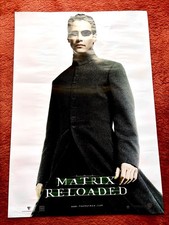 Matrix Reloaded US Filmplakat Poster, ca. 68x100cm, Keanu Reeves