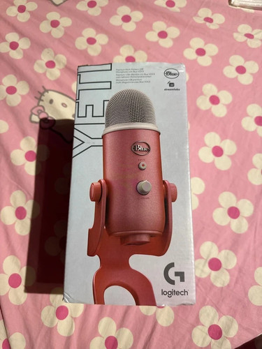 Blue yeti microphone pink - blue,