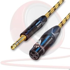 Gold Buchse XLR Auf ¼ Trs