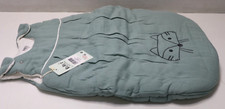 Be Be 's Collection Musselin Winter-Schlafsack wattiert grün
