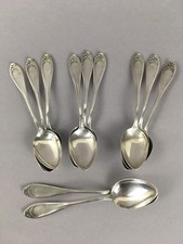 11 Moccalöffel von Bruckmann - Serie Maiglöckchen - 800er Silber  - 11 cm