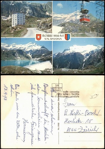 Ansichtskarte cevio bergwelt - cevio,