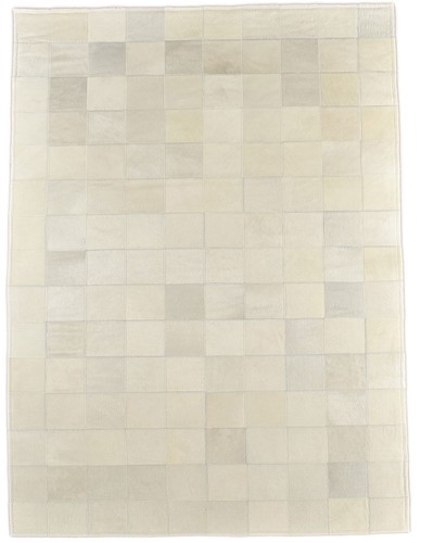 Kuhfell teppich cremeweiss - teppich,