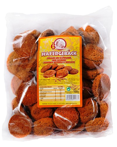 Sojus hafergebäck mit rosinen - mit,