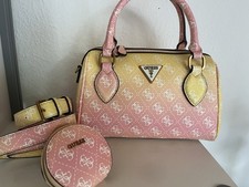 GUESS Gelb Rose  Umhängetasche Mit Ombre-Muster Handtasche Neu