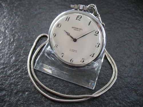Taschenuhr stahl raymond weil - raymond,