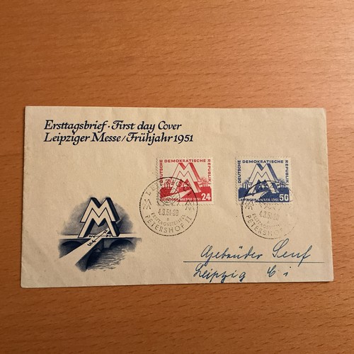 Ddr 282 283 fdc leipziger - fdc,