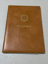DDR ZEUGNISSE- Mappe mit 12