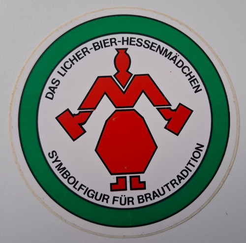 Aufkleber licher bier 90er - "licher, bier",