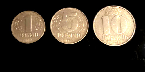 Set ddr münzen - münzen, pfennig