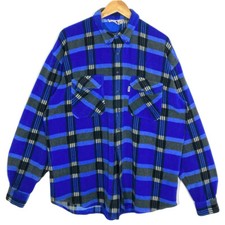 Fleecehemd kariert Vintage