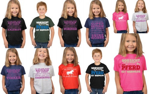 Kindershirt pferde sprüche - kindershirt,