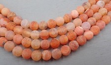 8mm Achat cracked Perlen