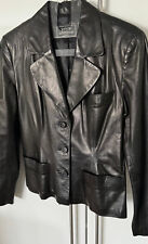 SYLVIE SCHIMMEL Paris - Leder Blazer - Größe 40