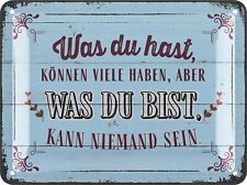 Retro Blechschild, vintage