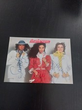 Autogrammkarte Autogramm Arabesque Sandy Sandra Lauer Cretu In for a Penny 