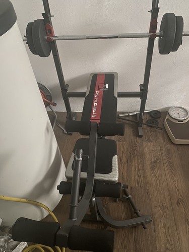 Hantelbank mit gewichten - mit,