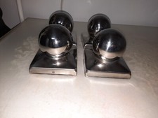 4 x Pfostenkappe Abdeckkappe Edelstahl gebraucht, guter Zustand 101 mm x 101 mm
