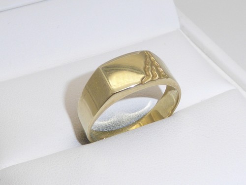 333 gelbgold 14k gold ring - gelbgold,
