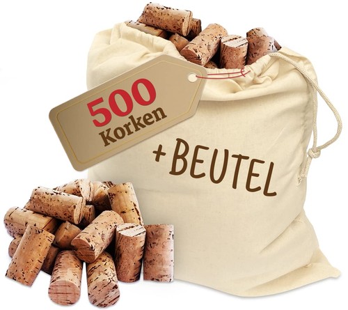 500 neue weinkorken - 500,