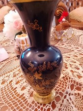 Vaze Kobalt Vergoldet