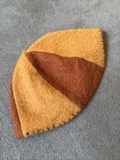 Birka Wikinger Mütze Wollfilz Handgenäht Wolle Braun Männer LARP Reenactment