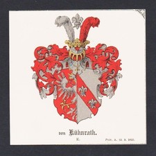19.Jh. von Kühnrath Wappen