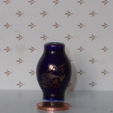 Porzellan MINIATUR Vase Kobalt