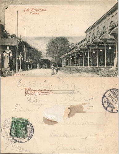 Ansichtskarte bad kreuznach - ansichtskarte,