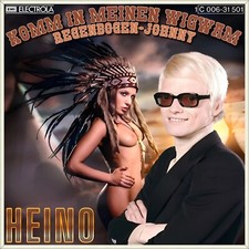 7" HEINO Komm in meinen Wigwam (Regenbogen-Johnny)/Blume der Berge EMI 1976 MINT