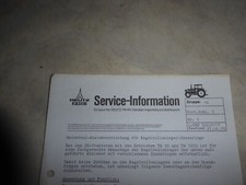 Service information - service,