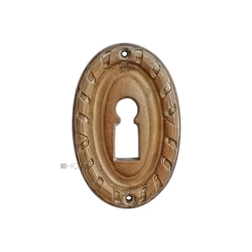 Schlüsselschild antik oval
