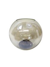 Colmore Windlicht KUGEL aus Glas Ø 25cm x H 21cm mit Metallfuß Kerzenständer