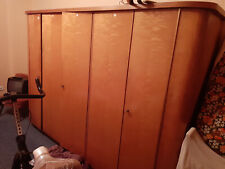 50er Schlafzimmer 4-Teilig, Kleiderschrank, Spiegel-/ Schminkschrank,2 Nachtschr