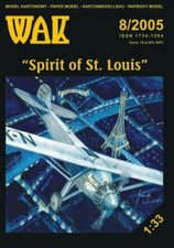 Kartonmodell Spirit of St. Louis 1:33 WAK