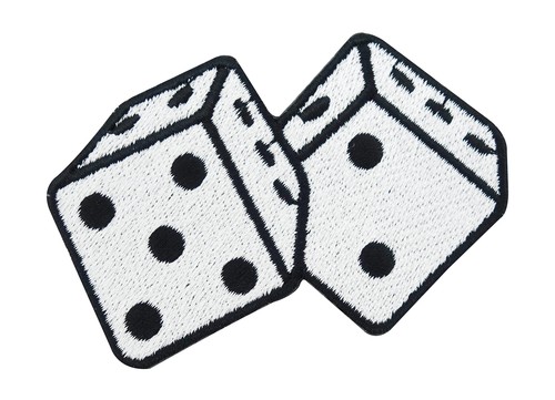 Casino würfel patch - würfel,