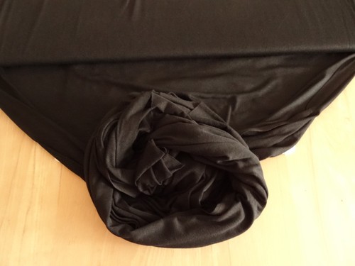Viskosejersey schwarz m - m, x