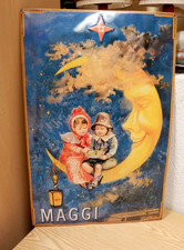 Retro Maggi Gewürz Küche Werbeschild Blechschild 59x40