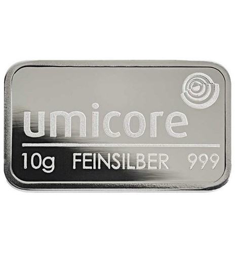 Umicore silberbarren - umicore, 10