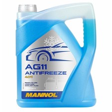 Kühlerfrostschutz MANNOL G11 AG11 G Antifreeze 5 Liter Fertiggemisch -40°C blau