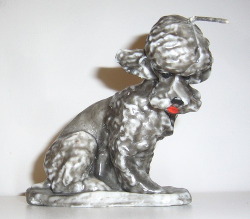 Deko kerze hundeform - in, pudel